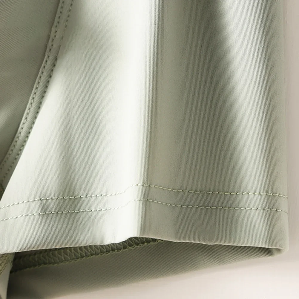 Sports Skin Friendly Ice Silk Smooth Underwear Men Boxer Briefs Shorts Breathable Trunk Middle Waist U Convex Pouch