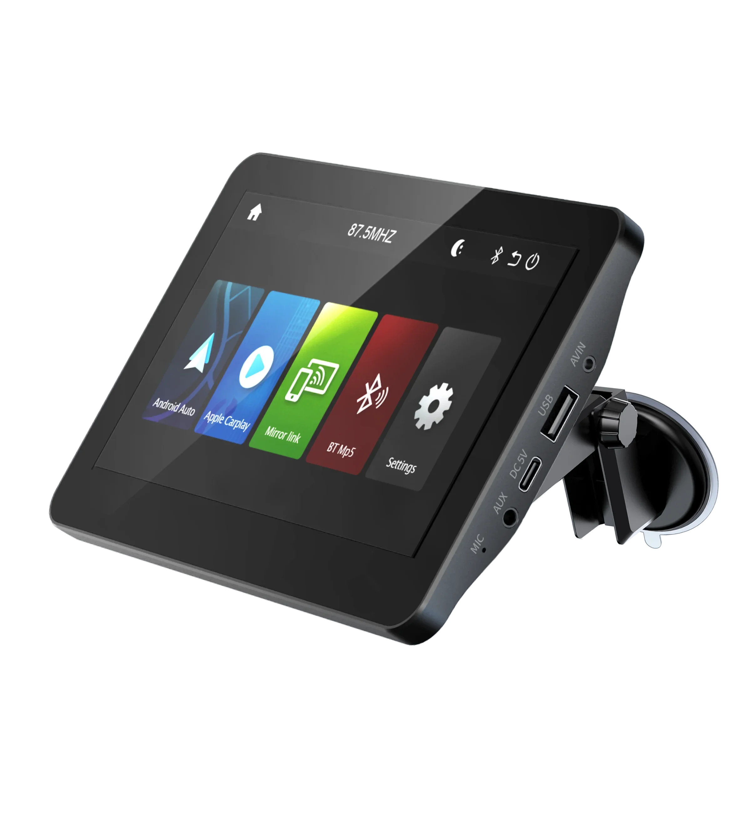 

Лидер продаж, 7-дюймовый сенсорный экран, 360 градусов, портативный автомобильный радиоприемник, беспроводной Carplay, Android, автоматический обратный видео, автомобильный стереомонитор