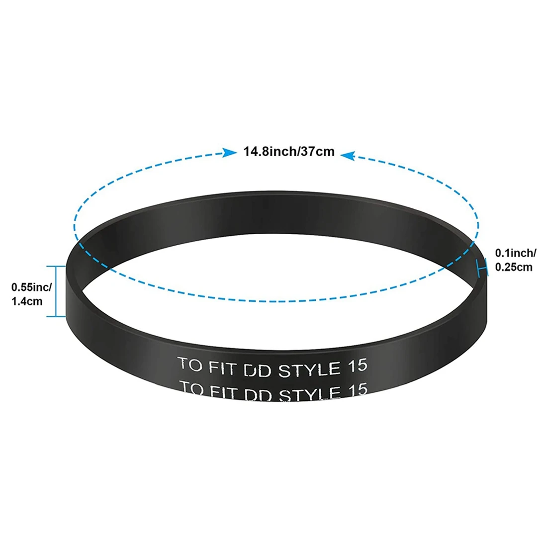 Cintura zigrinata di ricambio per aspirapolvere da 6 pezzi compatibile per aspirapolvere verticale Dirt Devil Style 15, HOT