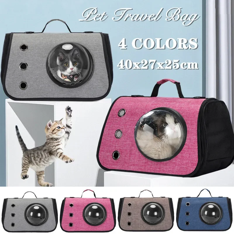 

Breathable Pet Carrying Bag, Transport Carrier, Portable, Transparent, Space Capsule, Cat and Dog