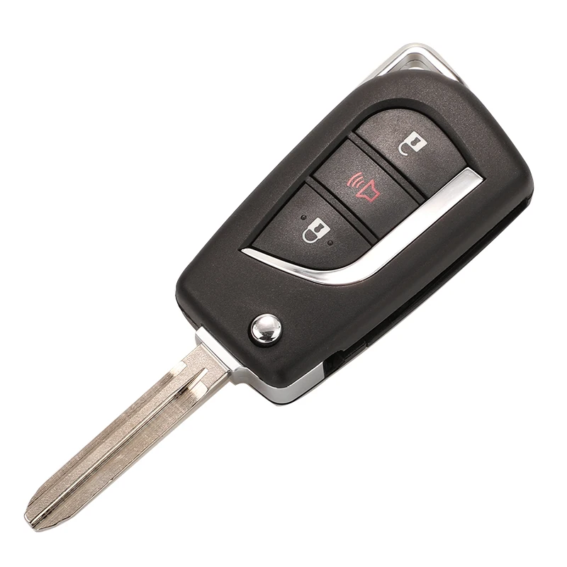 Jingyuqin 2/3/4BTN Flip Folding Remote Key Shell Für Toyota Levin Camry Reiz Highlander Corolla Schlüssel Fall VA2 Toy48 Toy43
