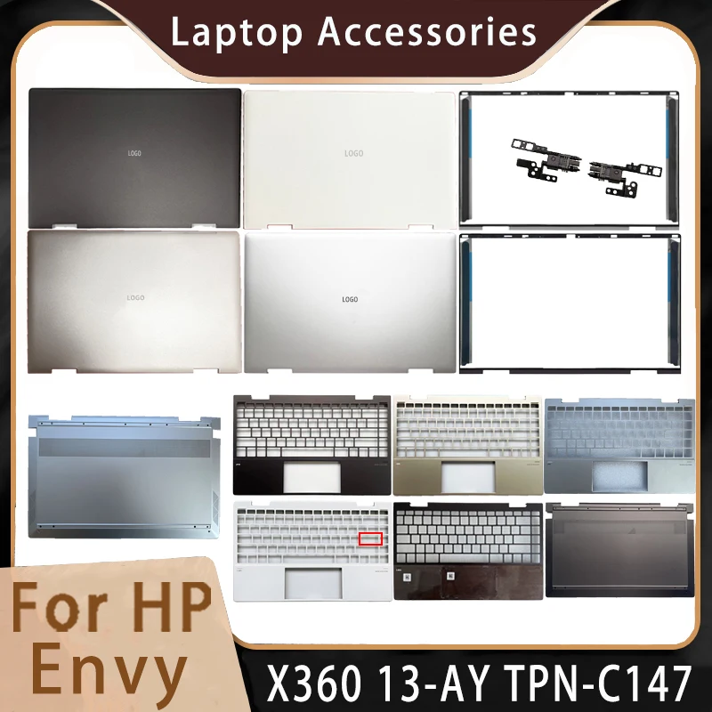 

New For HP ENVY X360 13-AY TPN-C147 ;Replacemen Laptop Accessories Lcd Back Cover/Bottom/Hinges With LOGO L94498-001