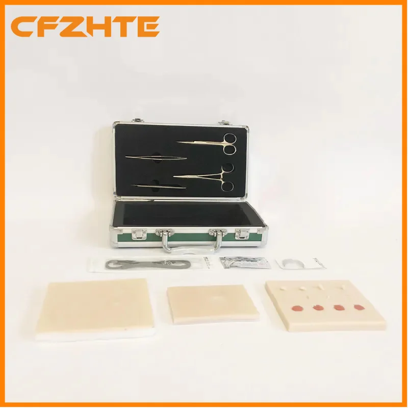 Multifunctional Small Surgery Training Kit for Medical Education, Skin Lesion Treatment and Suturing Practice Module