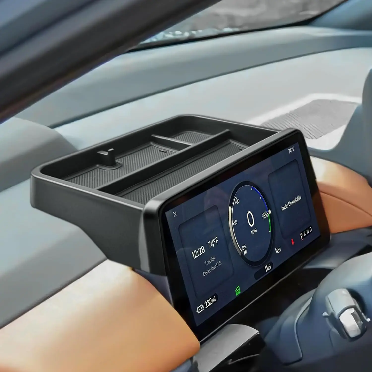 

Compatible with 2024 2025 Honda Prologue EV Dash Console Storage Organizer Interior Accessories 11-inch Car Dashboard Organizer