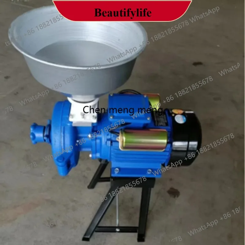 

Z189 Mill electric corn crusher household grain powder machine dry and wet dual-purpose feed grinder