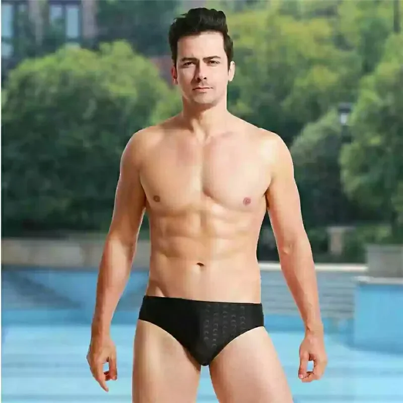 Men's Large Quick-drying Swimming Trunks Men's Swimming Swimwear Summer Beach Surf Shorts Men's Swimming Trunks image 3