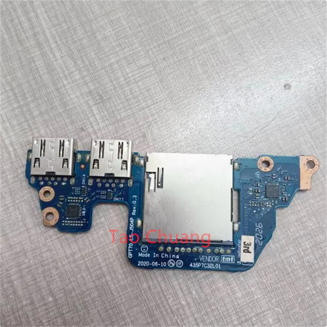FOR HP ENVY 17M-CG 17T-CG 17-cg1010nr USB SD card reader board LS-J501P LS-J504P