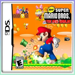 New Super Mario Bros. -  The New World NDS Game Card Box American Version in English