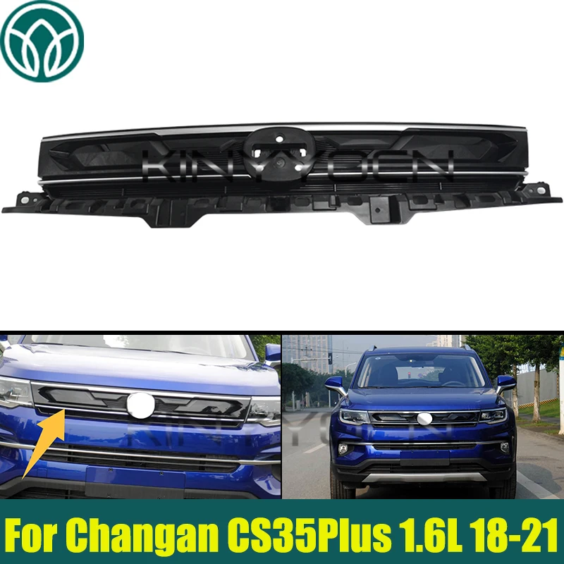 

Front Bumper Grille Mesh For Changan CS35 Plus 1.6L 2018 2019 2020 2021 Front Bumper Hood Grille