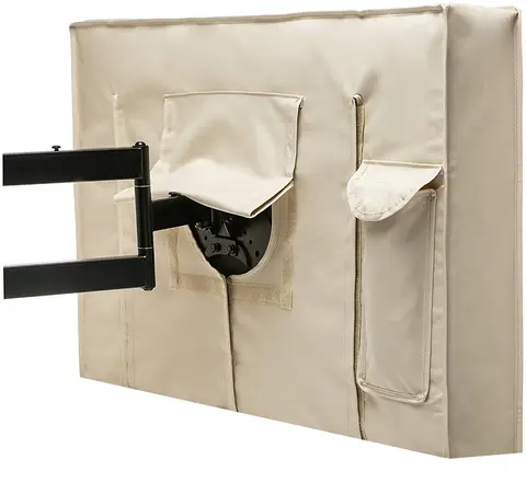 22 "To 75" Outdoor Tv Screen Dust Jacket High Quality Oxford 600D Black Beige Tv Box