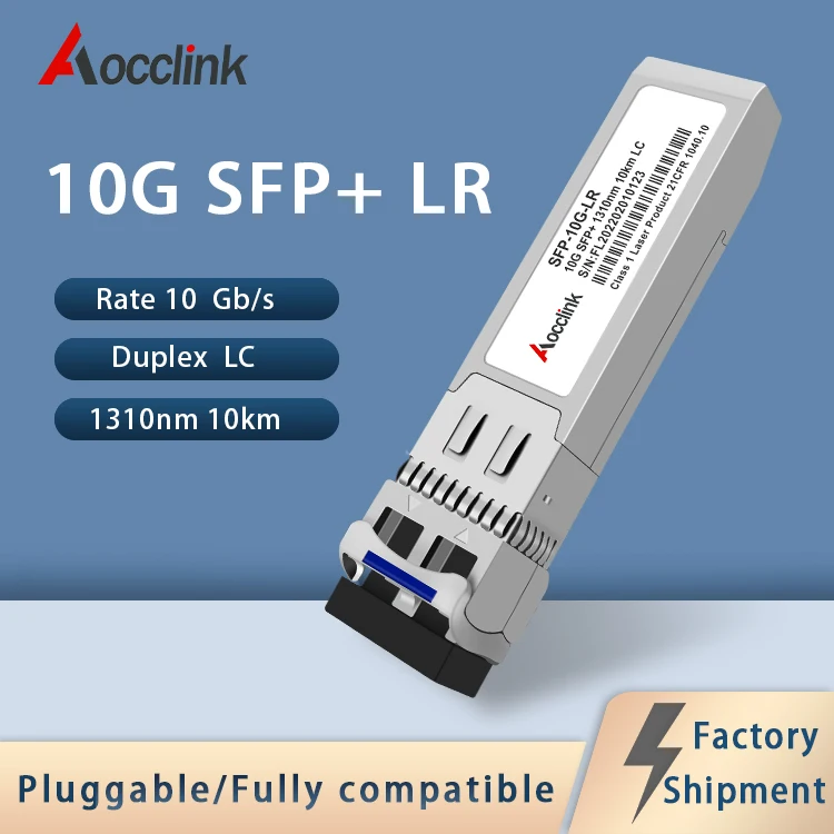 

SFP+ 10G LR 1310nm 10km Single Mode Duplex LC Optical Transceiver Module, Ethernet Switches,10km,for Cisco Mikro