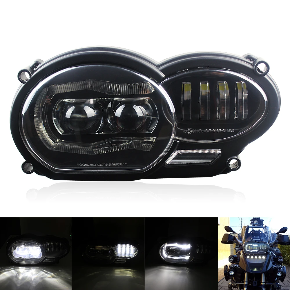 Atubeix Motor Bike LED Headlight Compatible For BMW R1200GS R 1200 GS ADV  LC 2004-2012