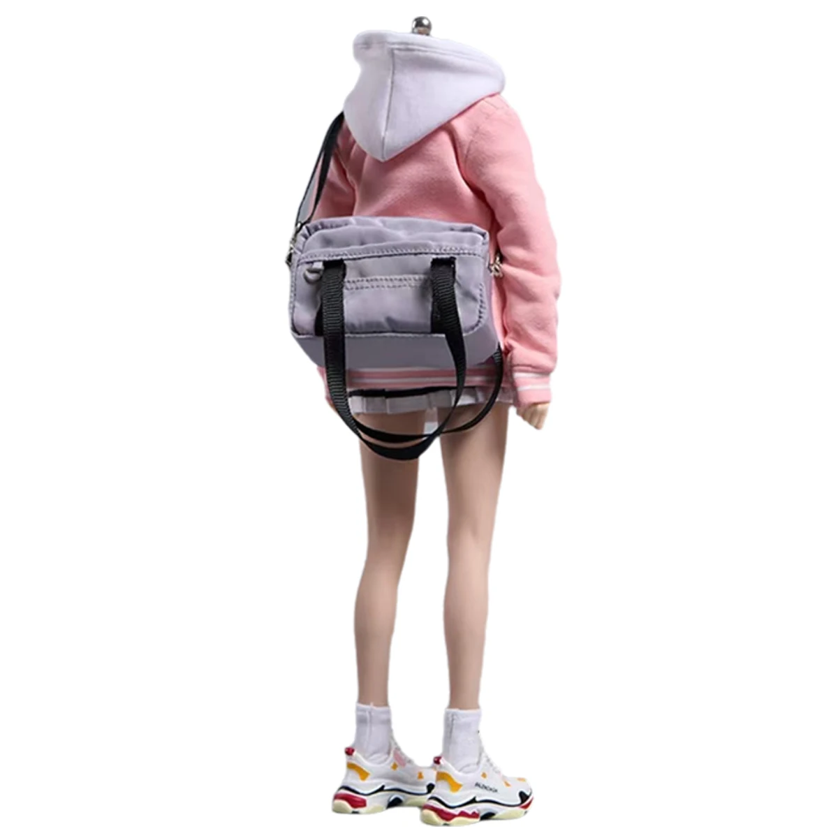 

HiPlay Cdtoys, Baseball Jacket Hooded Sweatshirt and Pleated Skirt Set Cd074F, 1/6 Scale Figure Doll Clothes