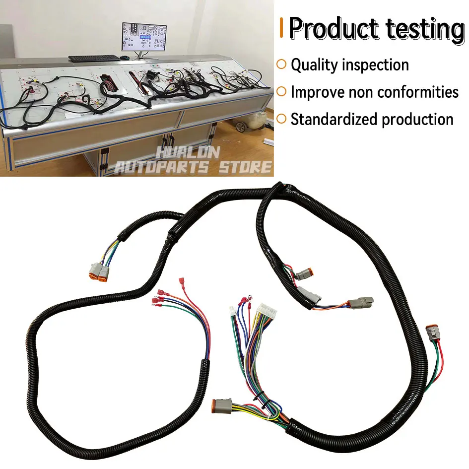 102196601 Golf Cart Control Wiring Harness for Club Car DS-Black Controller#1510-5201, DS Complete Vehicle Wiring Harnesses