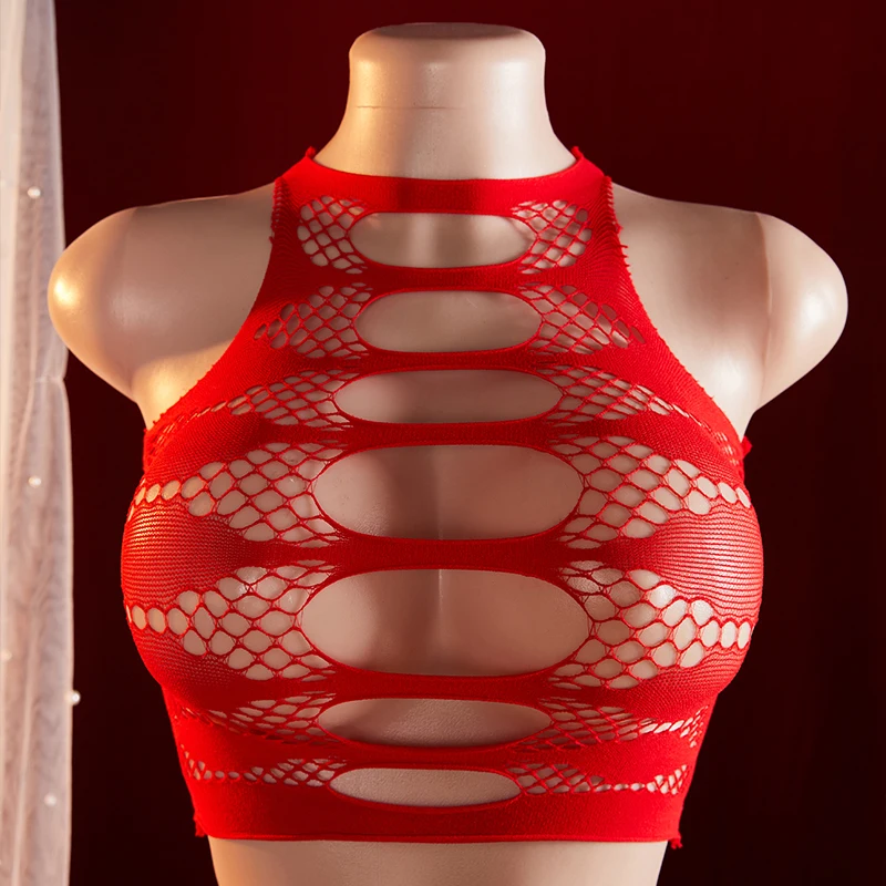 

Прозрачная рыболовная сеть, облегающее женское нижнее белье, сексуальный комплект нижнего белья с вырезами, бюстье, корсеты, экзотические костюмы
