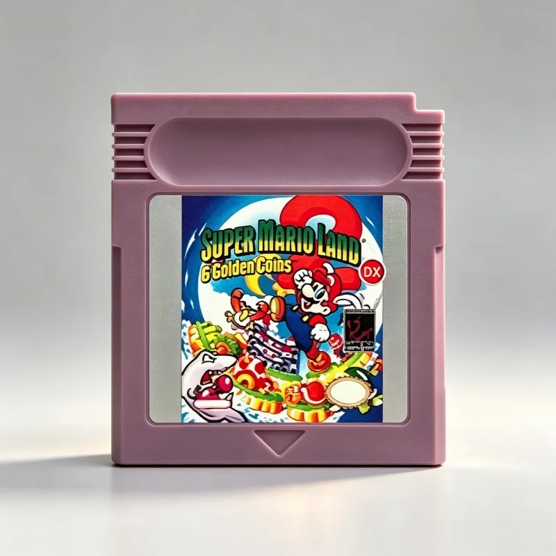 English GBC 16 Bit Game Video Game Cartridge Console16 Bit Game Card Land Donkey Kong Land 2 Yoshi for GBC USA Version view 2