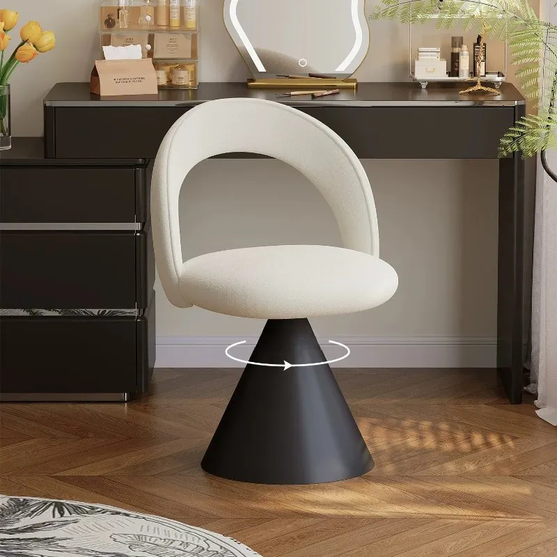 Upgrade Modern Makeup Vanity Chair Comfortable Luxury White Makeup Vanity Chair Designer Narrow Silla Tocador Bedroom Furniture