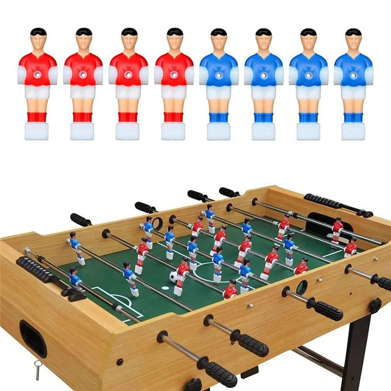 1 Set Mesin Sepak Bola Pengganti Pemain Foosball Meja Sepak Bola Mini Patung Pemain Sepak Bola Foosball-B60B