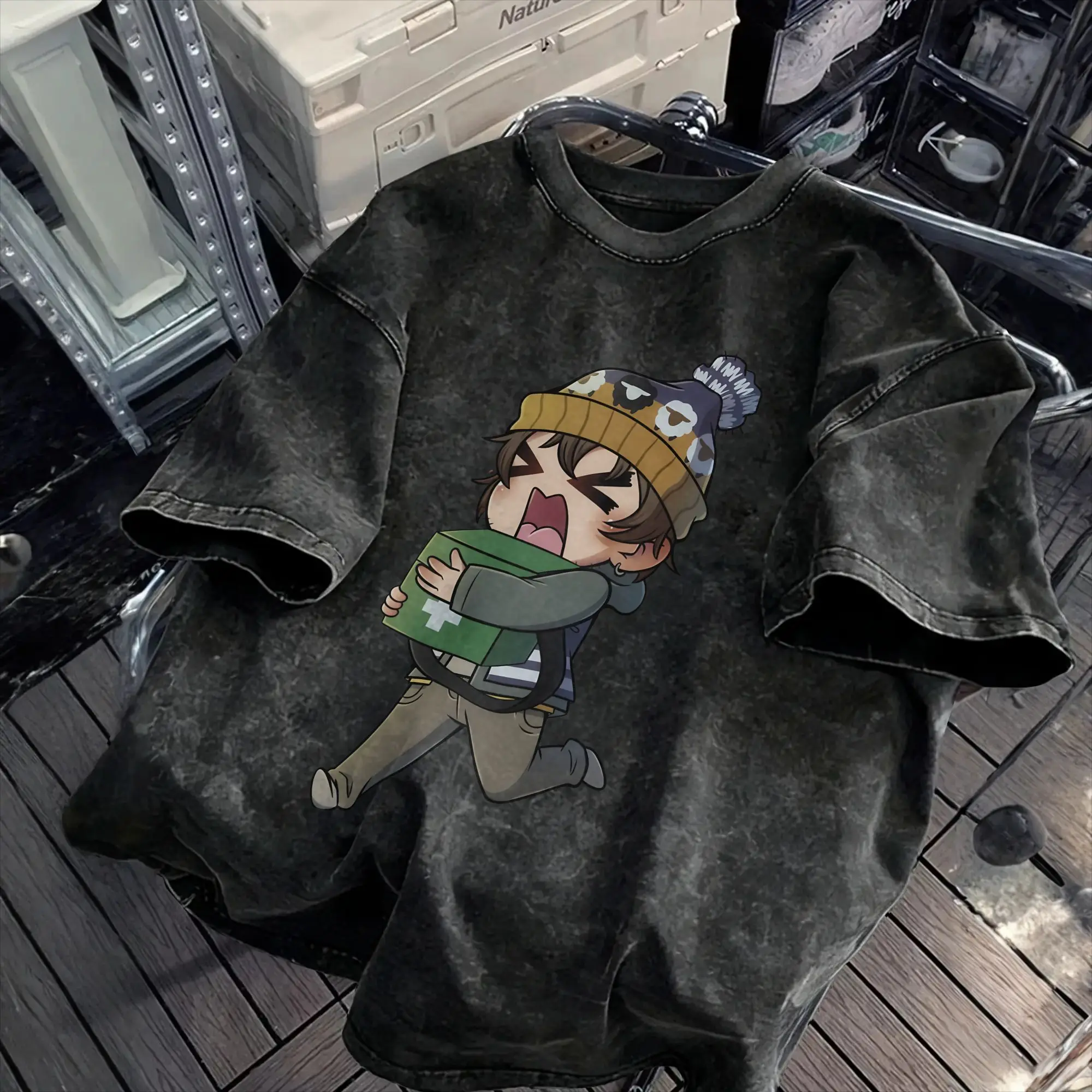 Bryan Hodukavich Chibi Medical Courier T-Shirts Men  Funny Cotton Tees Round Neck Short Sleeve T Shirts Plus Size Tops