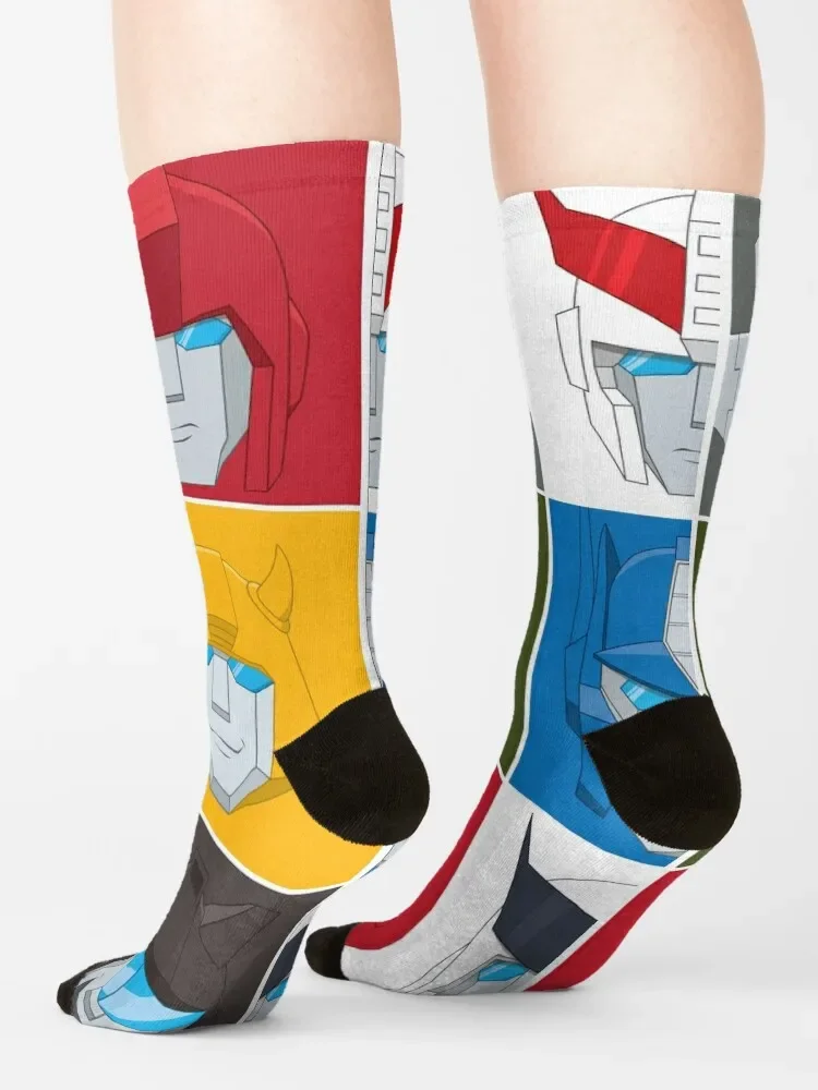 Autobot-calcetines térmicos de fútbol para hombre y mujer, medias de diseño, Invierno