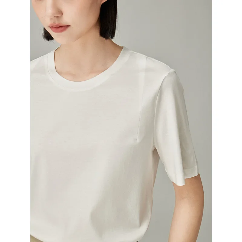 

S080 Summer new commuter T-shirt fresh and breathable T-shirt top women with women's clothes