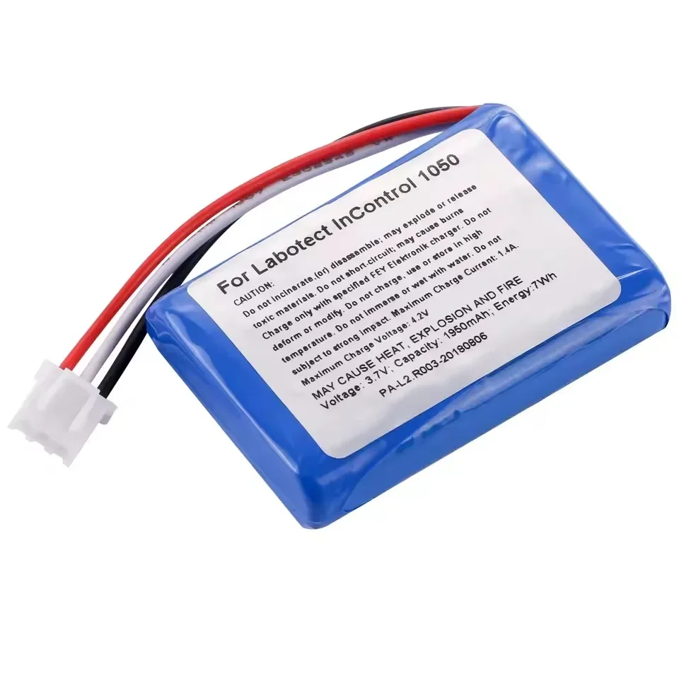 PA-L2 R003-20180806 3.7V 7Wh 1950mAh High Capacity Li-ion Replacement Battery for Labotect InControl 1050 CO2 Analyzer Tester