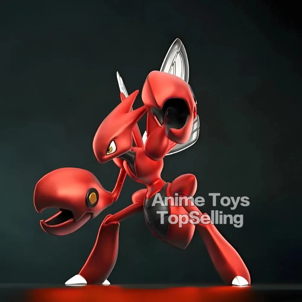 Anime Pokemon Figure Scizor Action Figures Collezione in PVC Modello Giocattoli per bambini Regali 9 cm/3,54 pollici