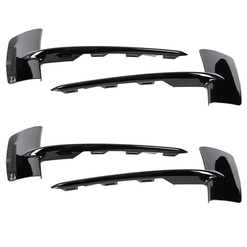 

AS-4 шт., нижняя решетка переднего бампера, черная накладка для BMW F15 X5 2014-2018 51117325395 51117325396 автомобильные аксессуары