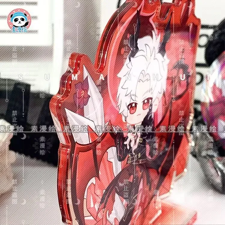 Periférico "Amor y Espacio Profundo" Sylus Qin Che fan art stand, insignia y insignia de pecho en forma de tirón adorno de escritorio acrílico