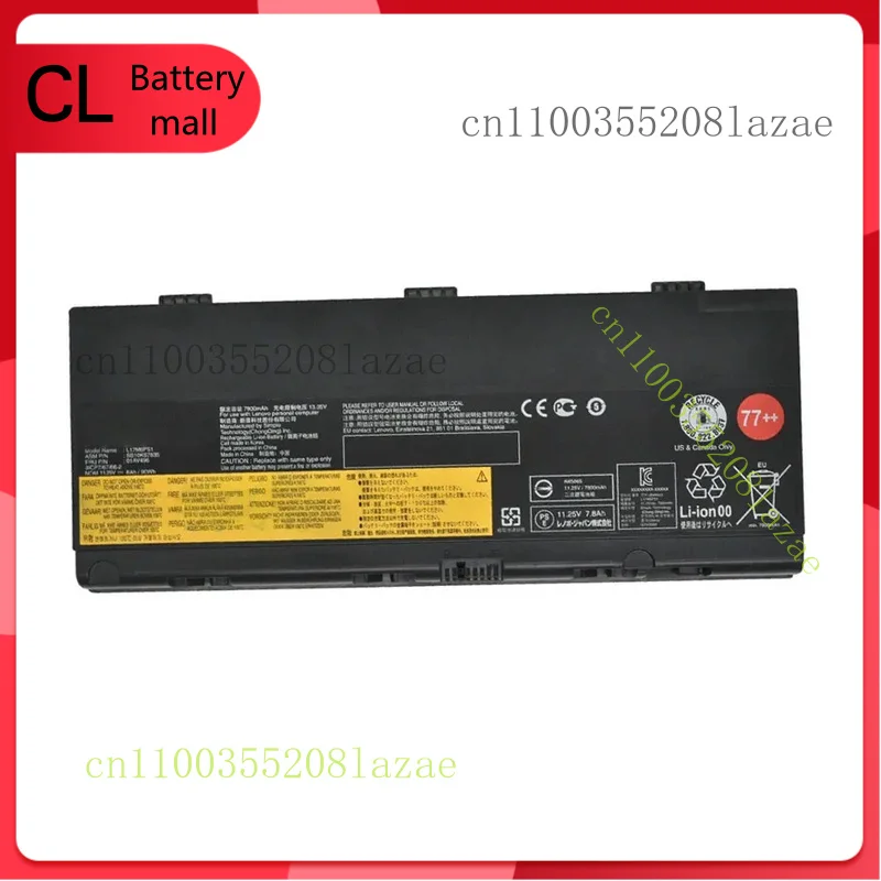 

L17M6P51 01AV496 SB10K97635 Battery For Lenovo Thinkpad P50 P51 P52 Serie 77++