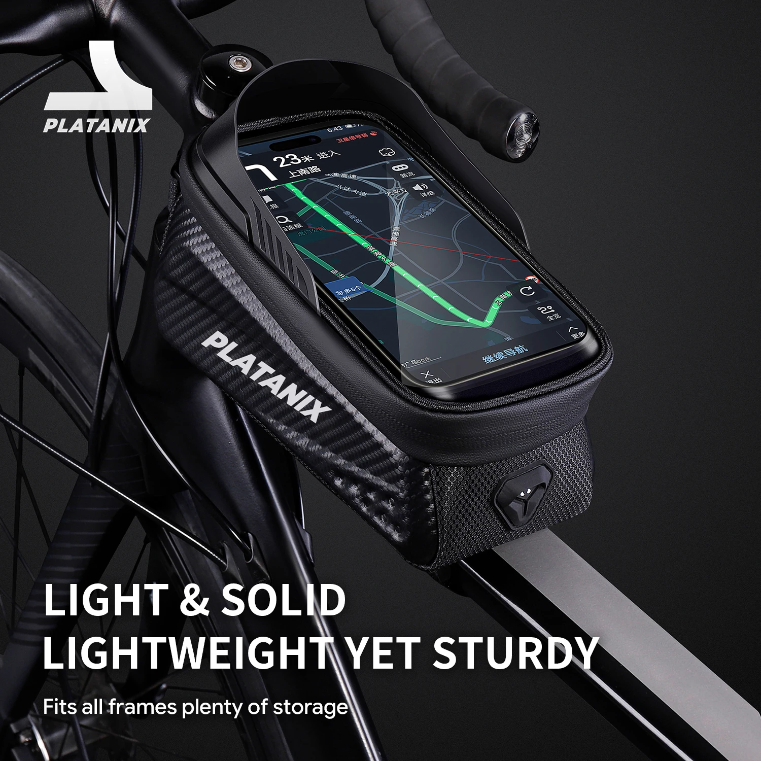 

Чехол для телефона PLATANIX с сенсорным управлением и рамкой из EVA – водонепроницаемая сумка на верхнюю трубу рамы велосипеда с защитой от давления