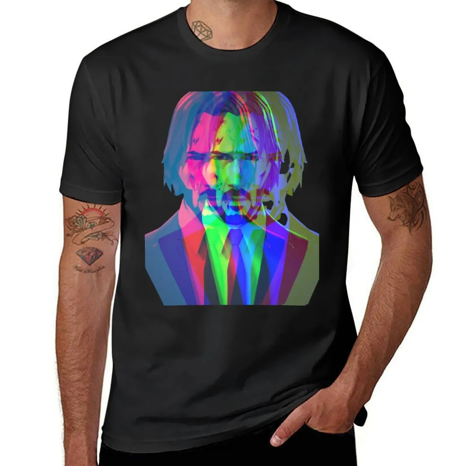 HELLO MY NAME IS Baba yaga / NAME TAG JOHN WICK T-Shirt boys animal print anime sweat for a boy mens t shirt graphic