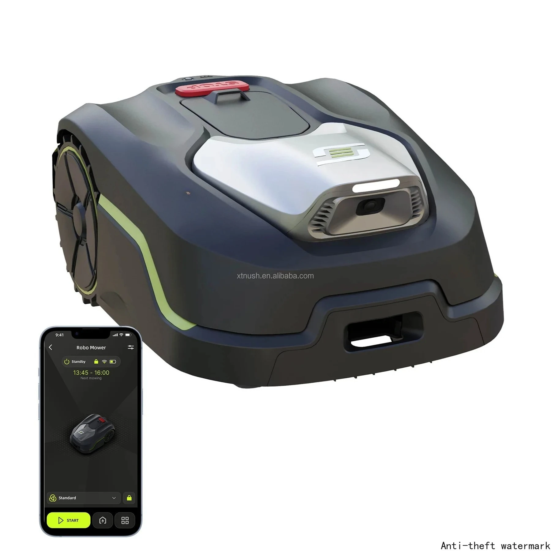 2026 Hot SellingV600 Hot Sale Promotion Durable Intelligent Wireless Lawn Mower Borderless with Quick Charge