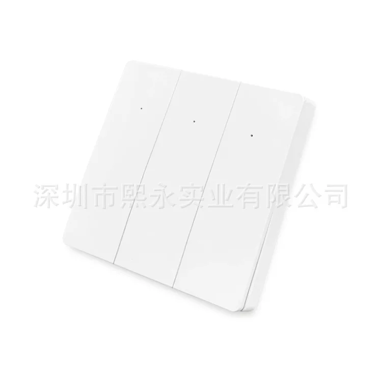 Wifi inteligente interruptor de três vias interruptor de parede lâmpada interruptor de controle remoto 433 rf suporte controle remoto do telefone móvel