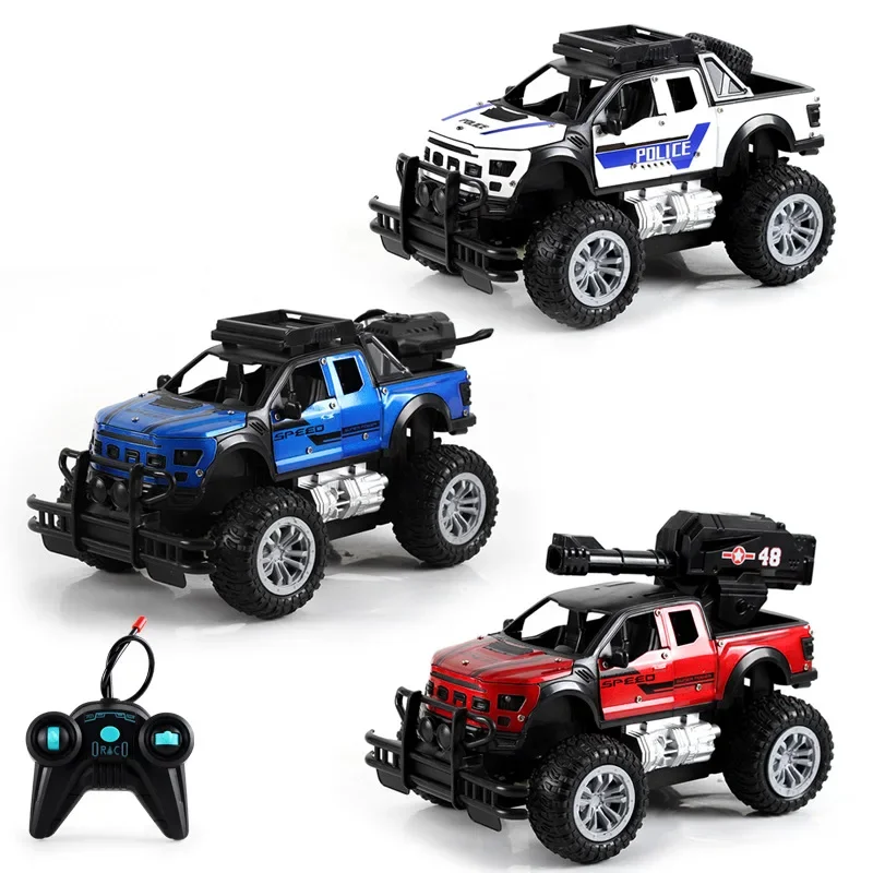 

23cm alloy off-road rc cars for adults,2.4G remote control car,fart spray water bomb launch battle,rc truck kids toys,funny gift