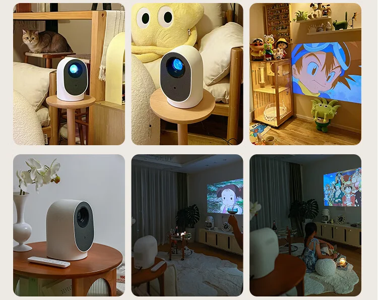 -Xming Q2 Projetor Portátil Inteligente 1080p Auto-Focus 1920x1080 Wifi Mini Projetor com HDR