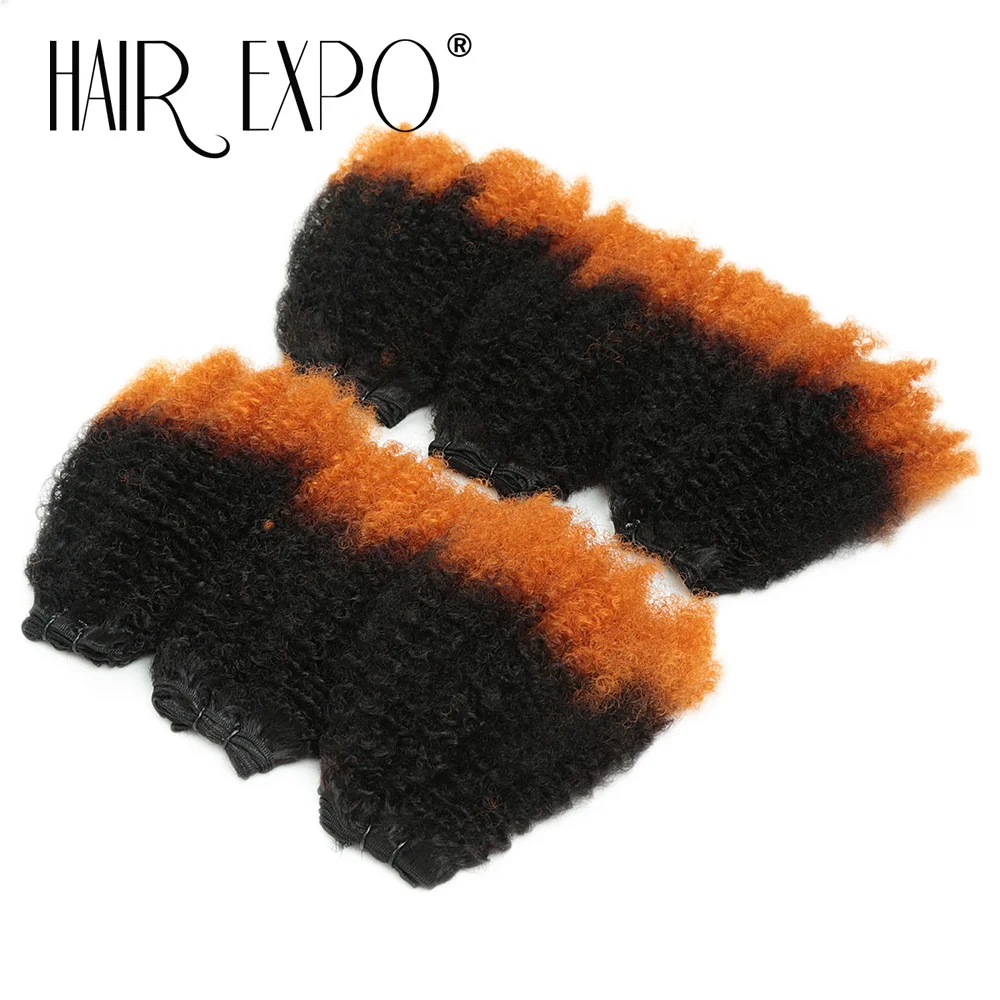 6er-Set Afro Kinky Curly Haarbündel 8' Synthetische Haarverlängerungen Lockige Weave Ombre Protein Faser Marley Twist Flechthaar – Detail 21