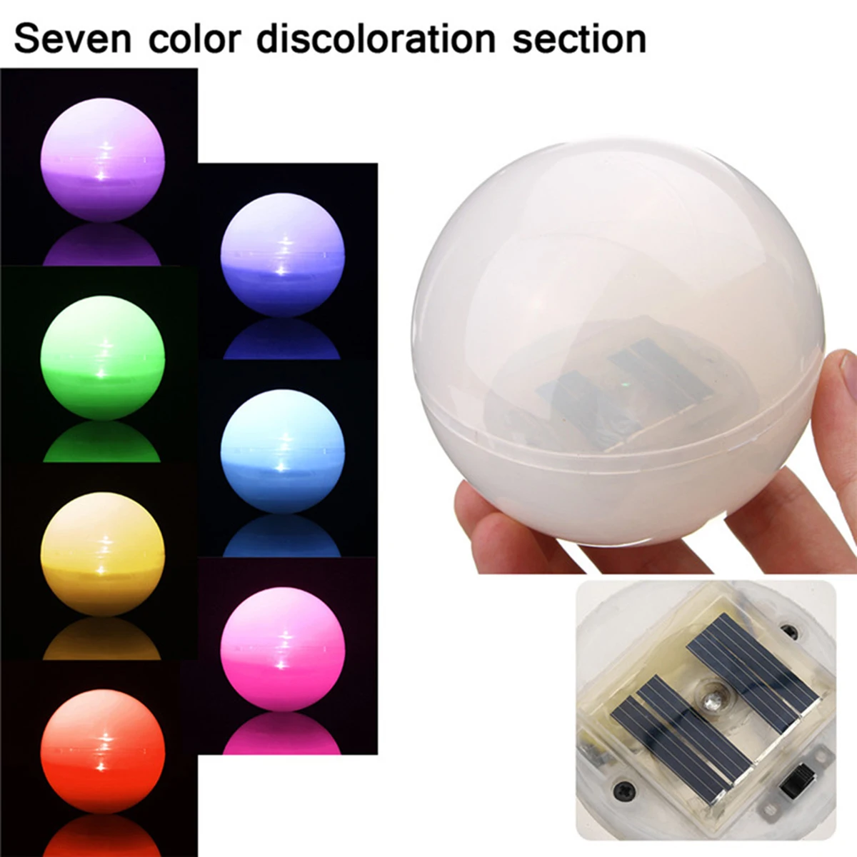 Solar Ball Color Changing Floating Ball Lights Solar Floating Lights Durable Garden Pool Water Lamp Outdoor Lighting