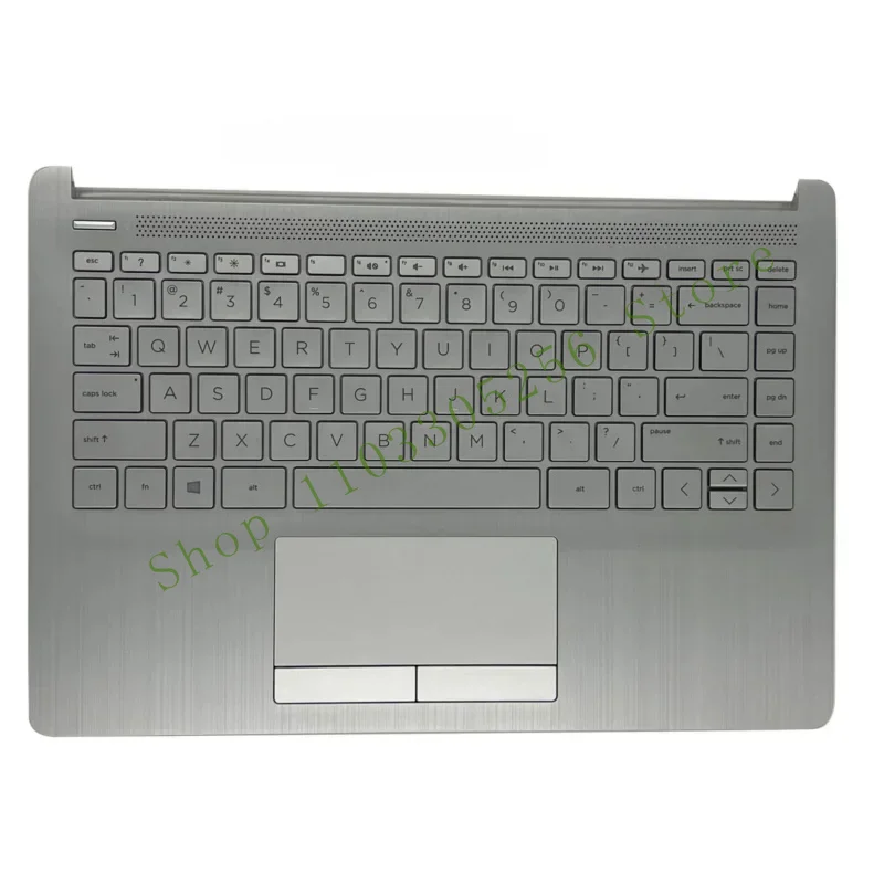 WYORESY New for HP 16-cf 14z-dk 14s-dq palmrest non-backlit touchpad keyboard l 486100 -001