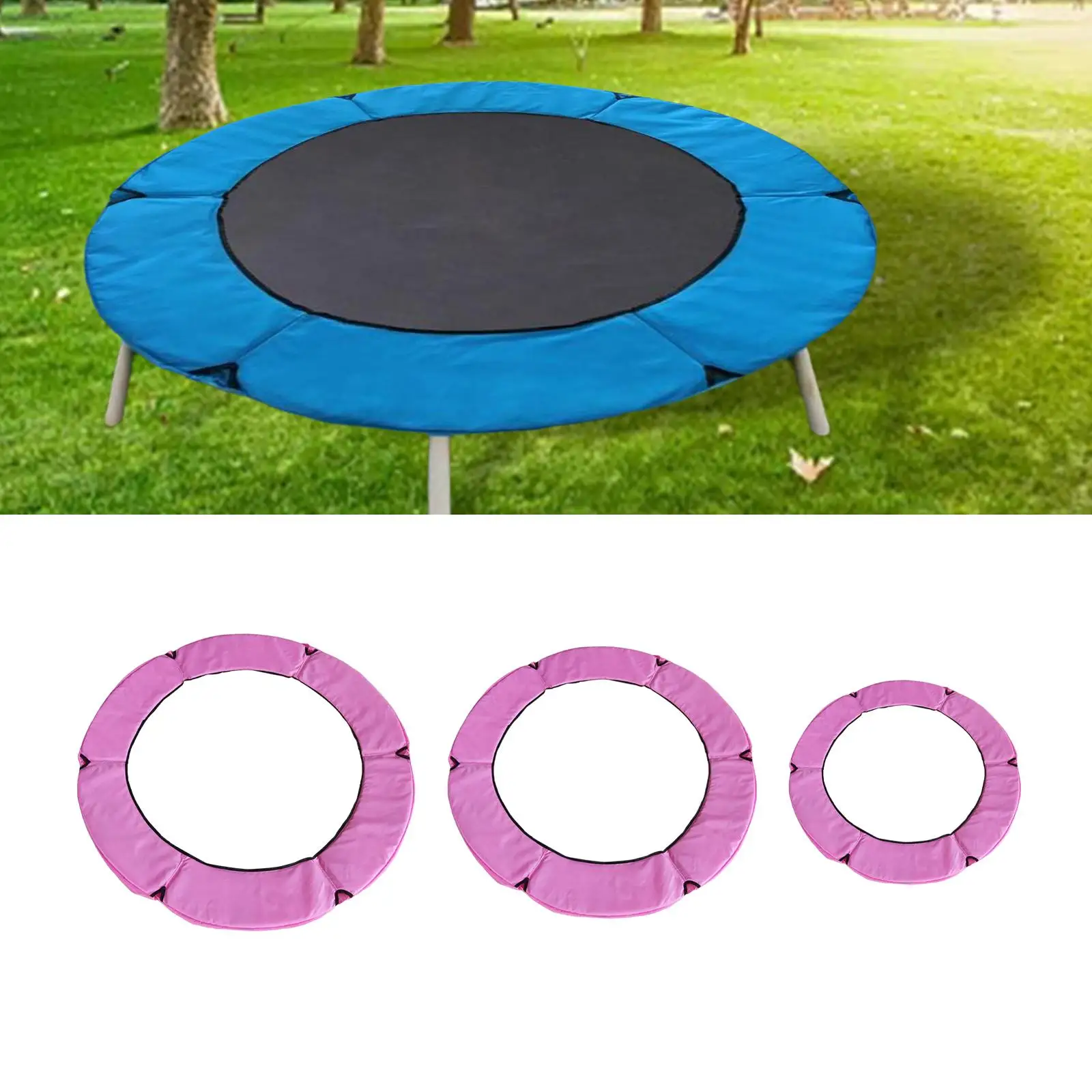 High quality protective cover for trampolines, spring padding included