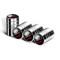 4 pcs Car valve stem caps cover For Audi A1 A3 A4 A5 A6 A7 A8 Q2 Q3 Q5 Q7 TT S line S3 S4 S5 S6 R8 RS Car sticker accessories