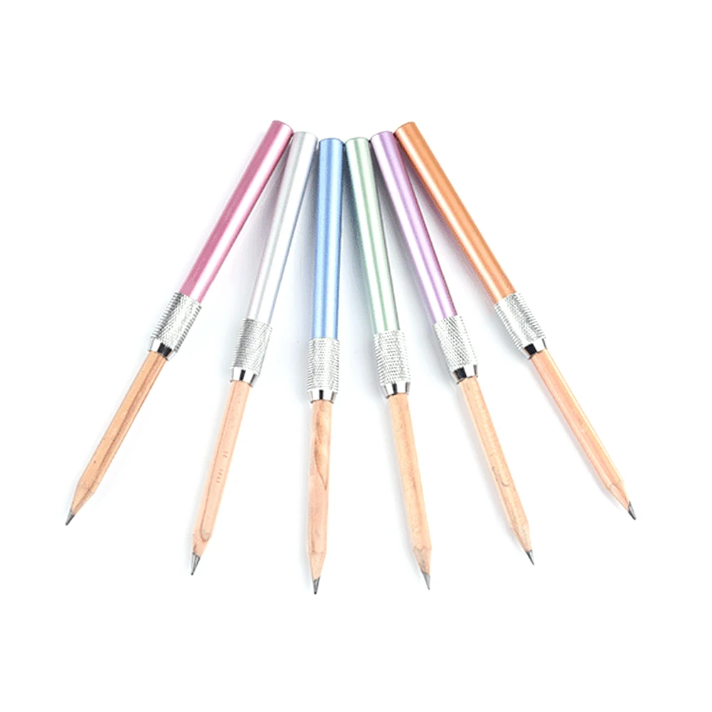 

Adjustable Single Head Wood Pencil Extender Holder Tool for Charcoal School Office Painting Tool Art Supplies