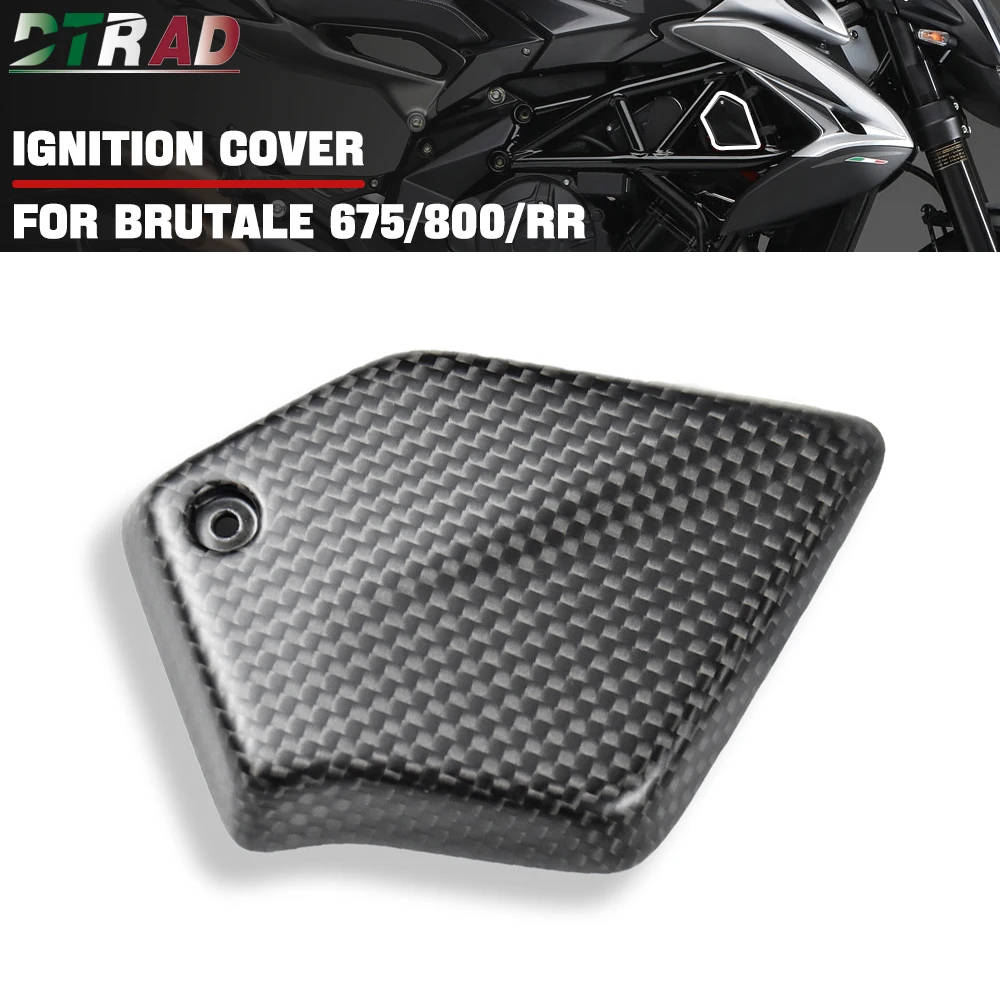 

For MV Agusta Brutale 675 800 R/RR/RC/SCS LH44 Carbon Fiber Ignition cover Tank Frame Side Panels Covers Motorcycle Accessories