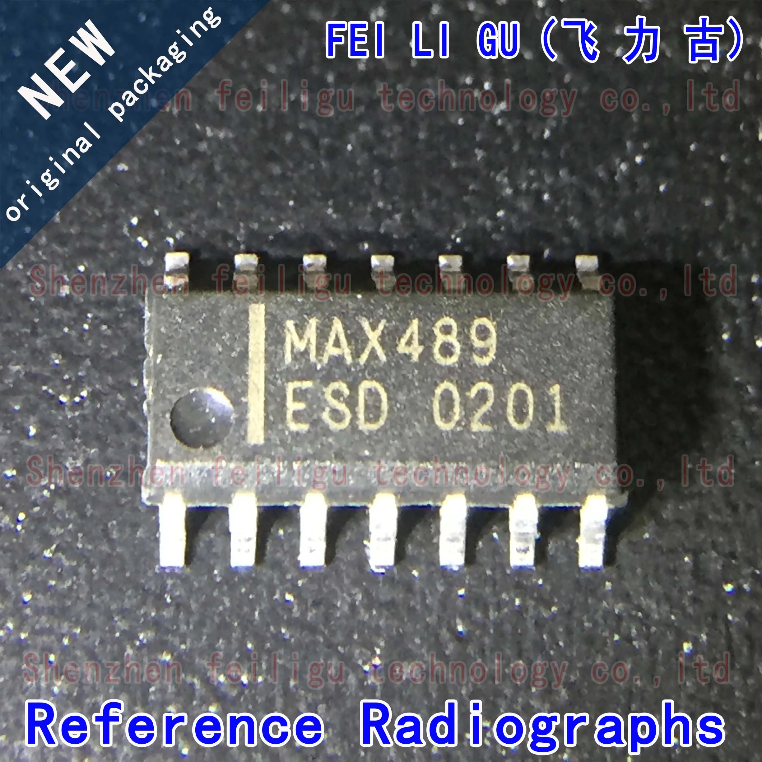 

1~30PCS 100% New original MAX489ESD+T MAX489ESD MAX489 Package:SOP14 Transceiver RS-485/RS-422 Interface Chip