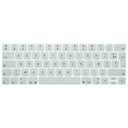 For MacBook New Pro 13 A1706 and Pro 15 A1707 2017 With TouchBar French Letter Language AZERTY Silicone Keyboard Cover Skin