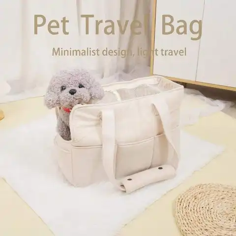 Korean Fashionable Outdoor Crossbody Pet Shoulder Bag, Breathable Backpack, Portable Dog Bag, Portable Cat Bag