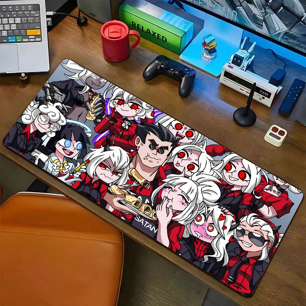 Helltaker Mousepad Large Computer Gaming Accessories MousePads Desk Mats Anti-slip Laptop Soft Mouse Pad