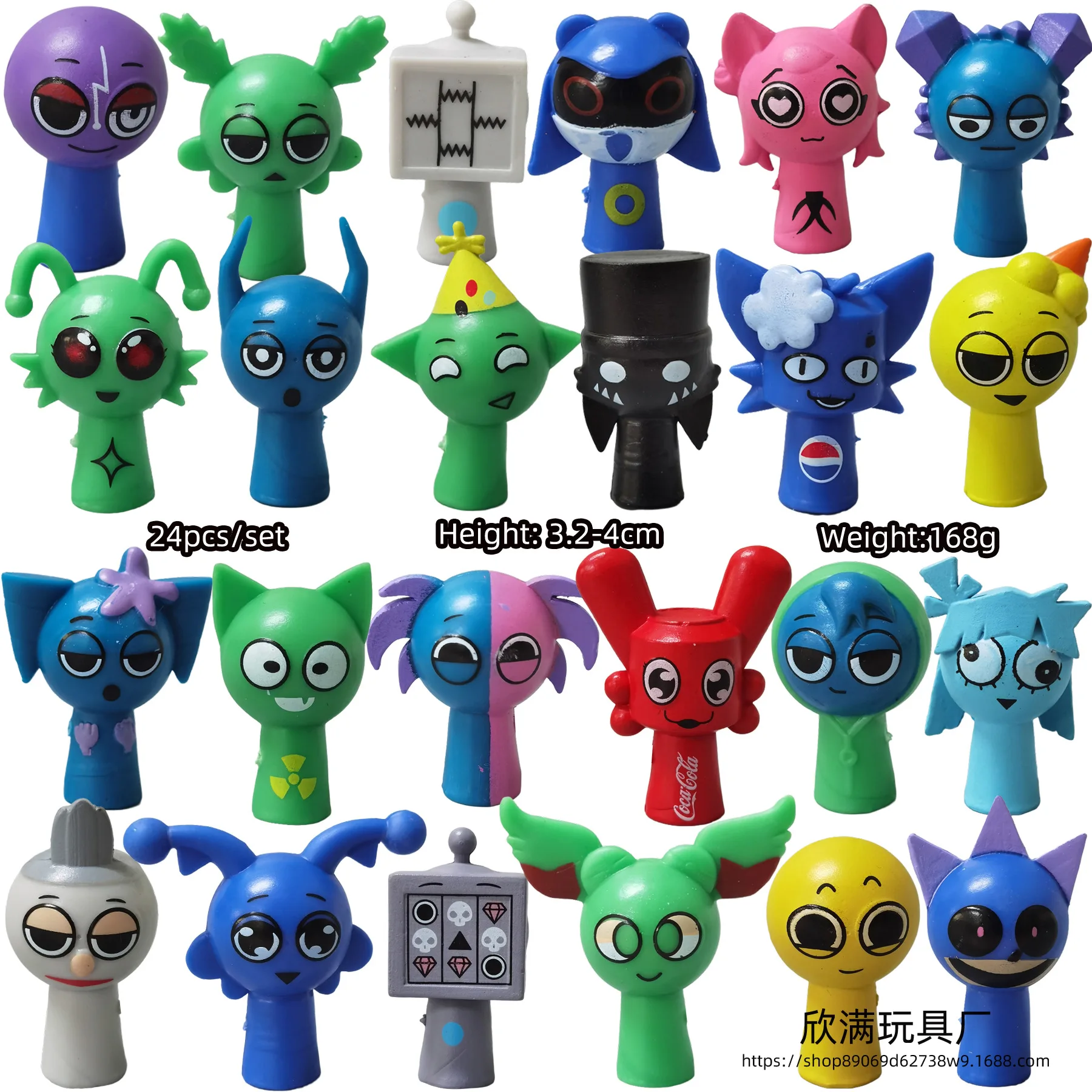 Figurine d'action Mini Sprunki 2026, jouet de dessin animé, modèle Wenda, poupée, figurines, cadeau pour les fans
