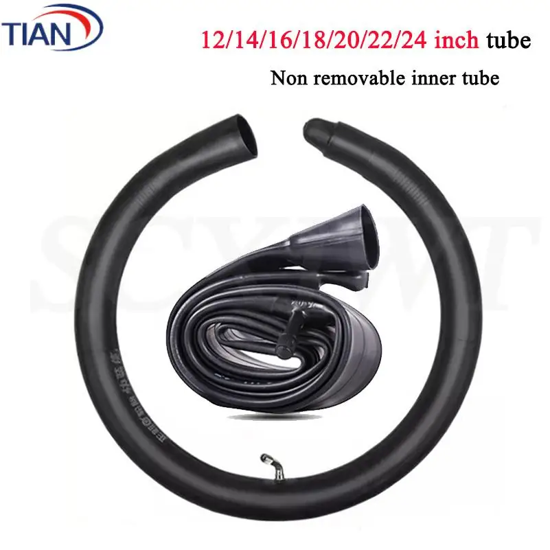 

CST Electric Bike Scooter C-type inner tube 14 16 18 20 22 24 inch quick install 18 16 14X2.125/2.50 Curved Straight Mouth