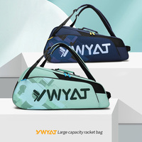 2024 New YWYAT Raquet Sports Bag 6-Pack Large-Capacity Men Women Tennis Badminton Racket Backpack with Separate Shoe Bag